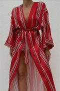 Lucinda Çizgili Kimono 5014-04 resmi
